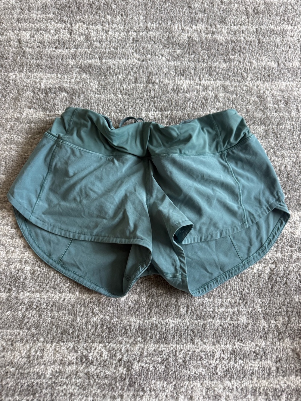 lululemon athletica Teal-Blue Running Shorts